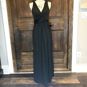 LOFT GRAY MAXI DRESS